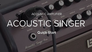 Acoustic Singer Quick Start