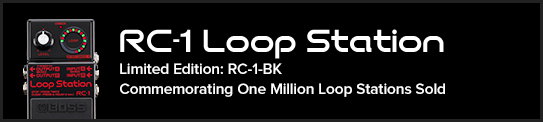 RC-1 Loop Station Limited Edition: RC-1-BK Commemorating One Million Loop Stations Sold New