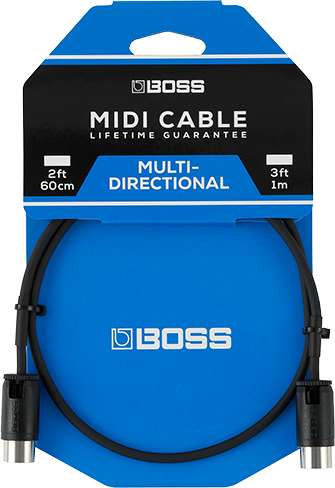 BMIDI-PB Series – BOSS Multi-Directional MIDI Cable